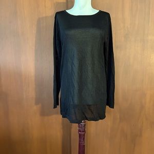 Ballinger Gold sheer black and silver top